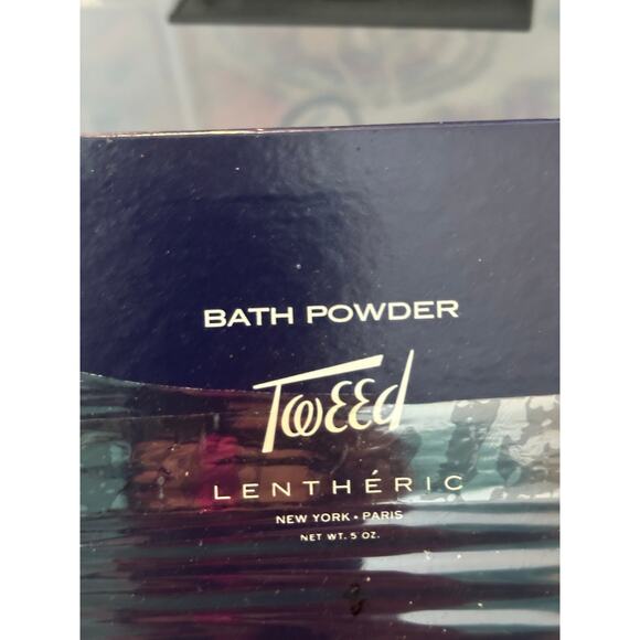 Vintage Tweed Cologne Bath Powder Letheric Perfume Set - Picture 4 of 6